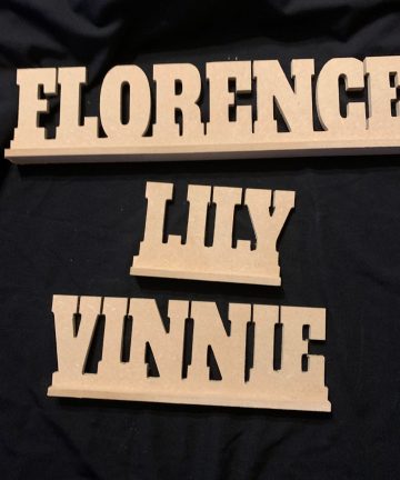 Personalised Standing Sign - Ideal For Christmas, Valentines, Mothers Day, Fathers Day, Birthday, Weddings and Occasions - Image 2
