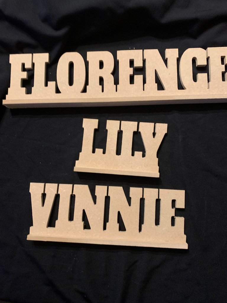 Personalised Standing Sign - Ideal For Christmas, Valentines, Mothers Day, Fathers Day, Birthday, Weddings and Occasions
