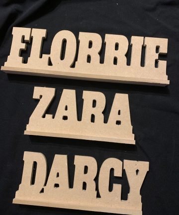 Personalised Standing Sign - Ideal For Christmas, Valentines, Mothers Day, Fathers Day, Birthday, Weddings and Occasions - Image 3