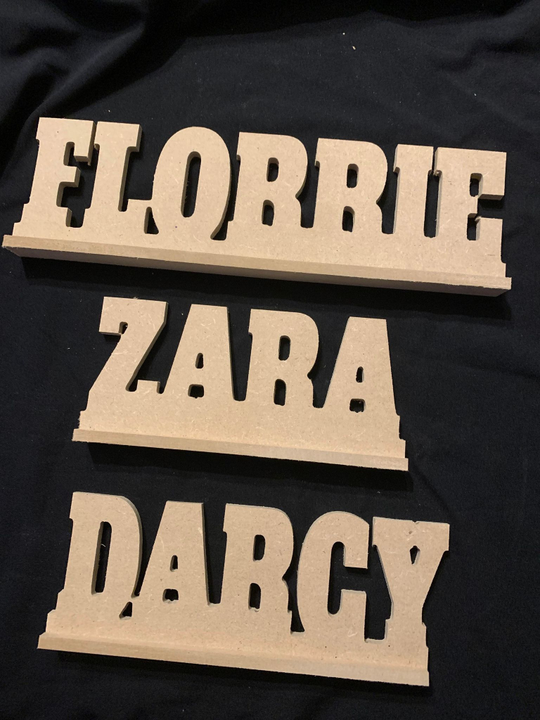 Personalised Standing Sign - Ideal For Christmas, Valentines, Mothers Day, Fathers Day, Birthday, Weddings and Occasions
