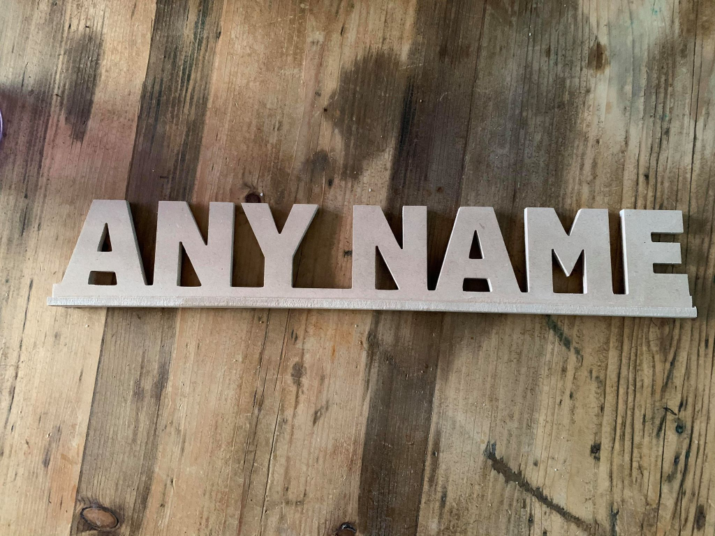 Personalised Standing Sign - Ideal For Christmas, Valentines, Mothers Day, Fathers Day, Birthday, Weddings and Occasions