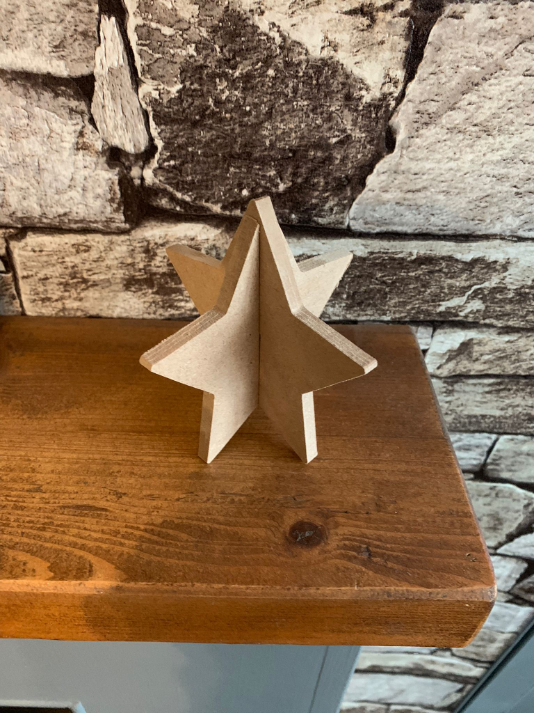 3D Christmas Freestanding Star