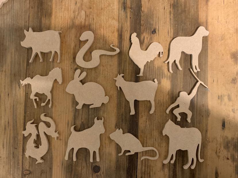 12 Zodiac Animals - Woodings Woodshack