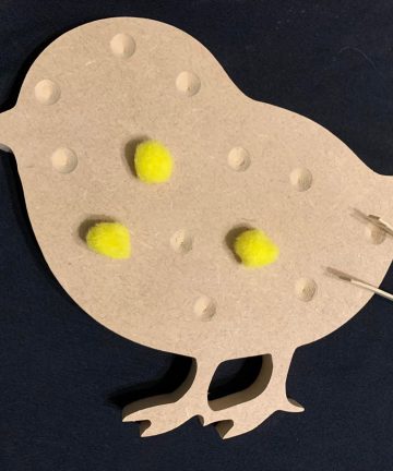 Fine Motor Skills Easter Chick 20.5x18cm 18mm Thick - Image 1