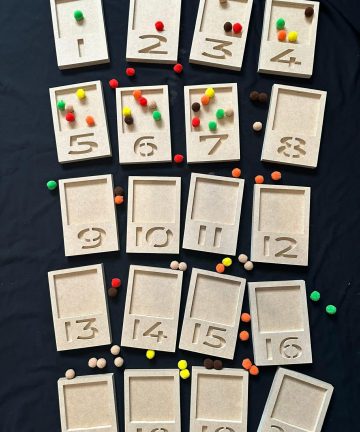 Number Trays - A fantastic hands-on resource to support early maths and writing skills through play.