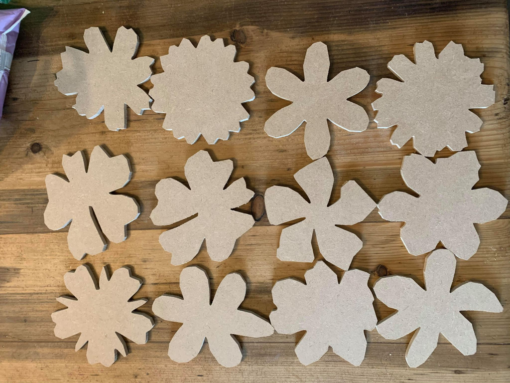 Flowers Shapes - Ideal For Mothers Day, Easter, Spring & Summer Crafts