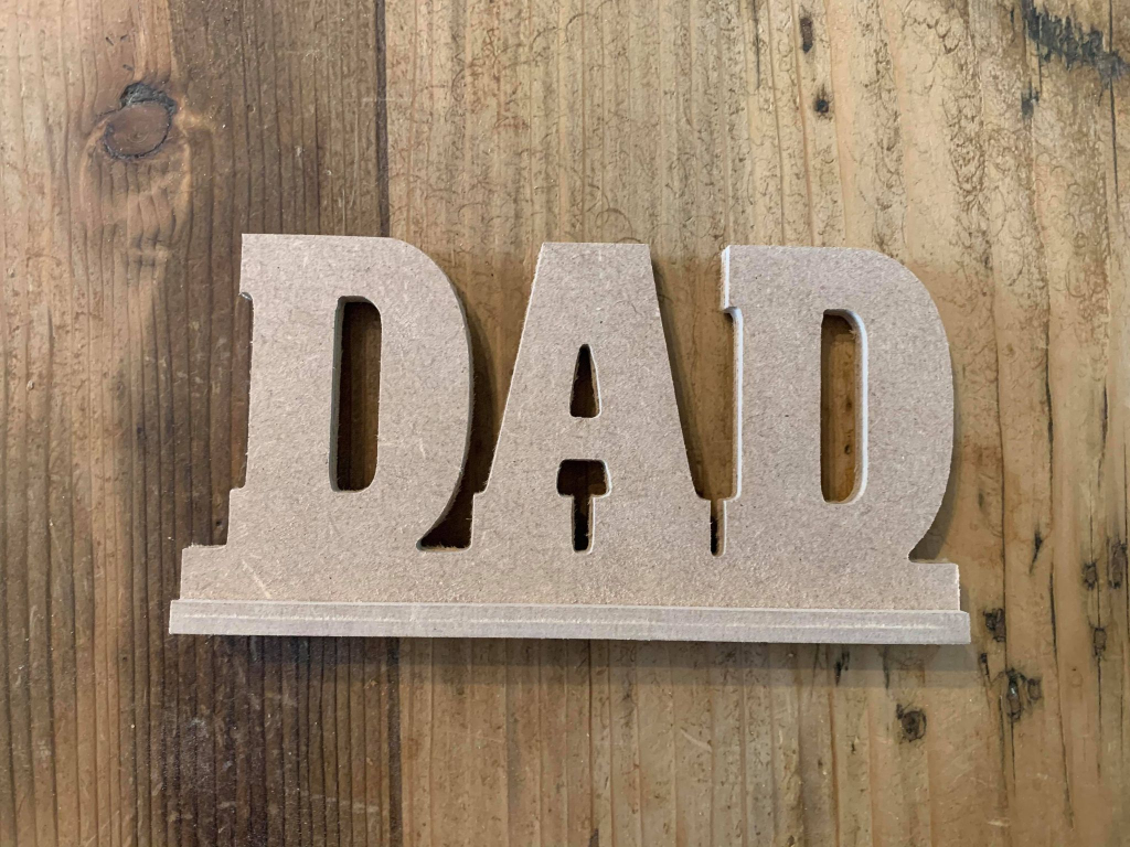Freestanding Dad Fathers Day Sign