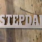 Freestanding Stepdad Sign Ideal For Fathers Day