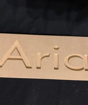 Personalised Sand Writing Tray Name Board - Image 1