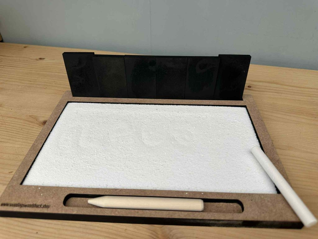 Sand Writing Tray ideal for mark making and strengthen hand muscles for writing