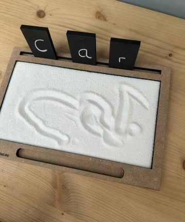 Sand Writing Tray ideal for mark making and strengthen hand muscles for writing - Image 12