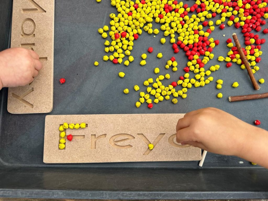 Personalised Name Board - Ideal for tracing, pre writing, and rice and chick pea trays