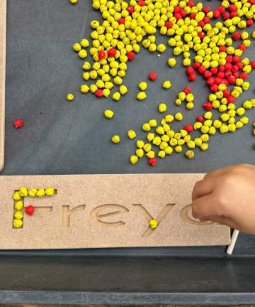 Personalised Name Board - Ideal for tracing, pre writing, and rice and chick pea trays - Image 5