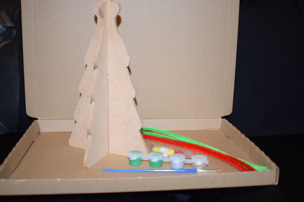 3D Christmas Tree Craft Box - Ideal Christmas Craft Or Gift
