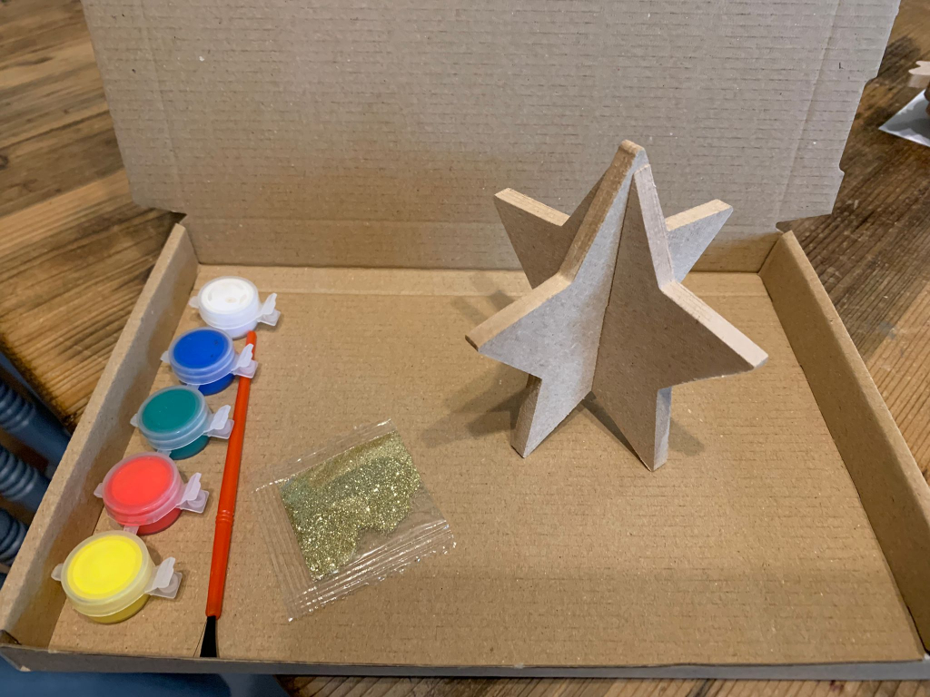 3D Christmas Star Craft Box