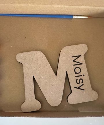 Letter With Personalised Name Craft Box - Ideal Gifts Or Personalised Craft Activity