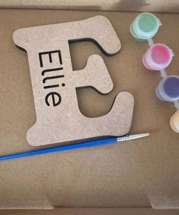 Letter With Personalised Name Craft Box - Ideal Gifts Or Personalised Craft Activity - Image 3