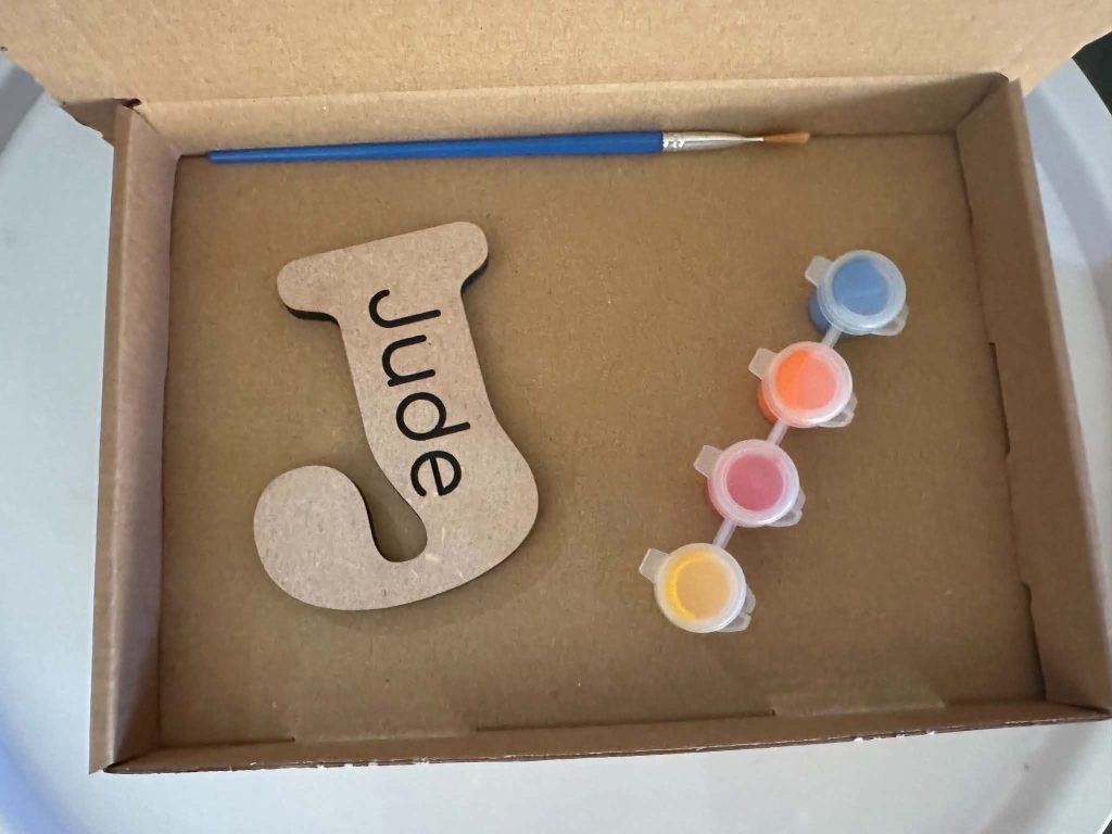 Letter With Personalised Name Craft Box - Ideal Gifts Or Personalised Craft Activity