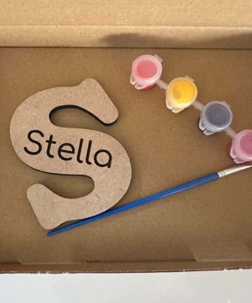 Letter With Personalised Name Craft Box - Ideal Gifts Or Personalised Craft Activity - Image 5