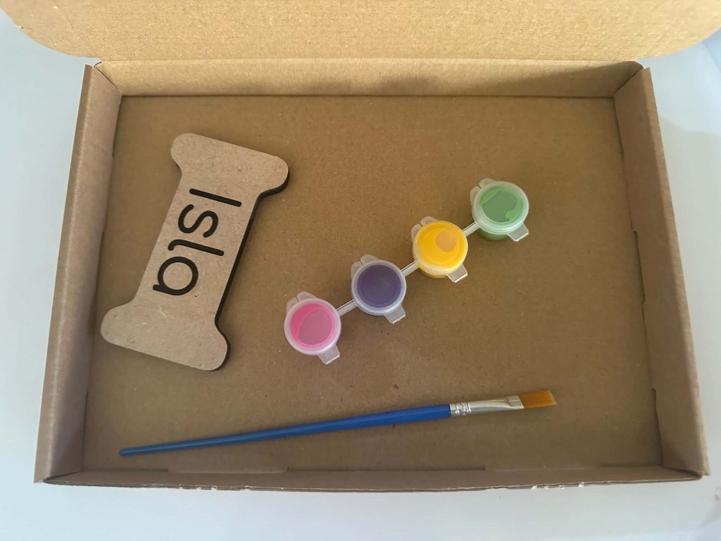 Letter With Personalised Name Craft Box - Ideal Gifts Or Personalised Craft Activity