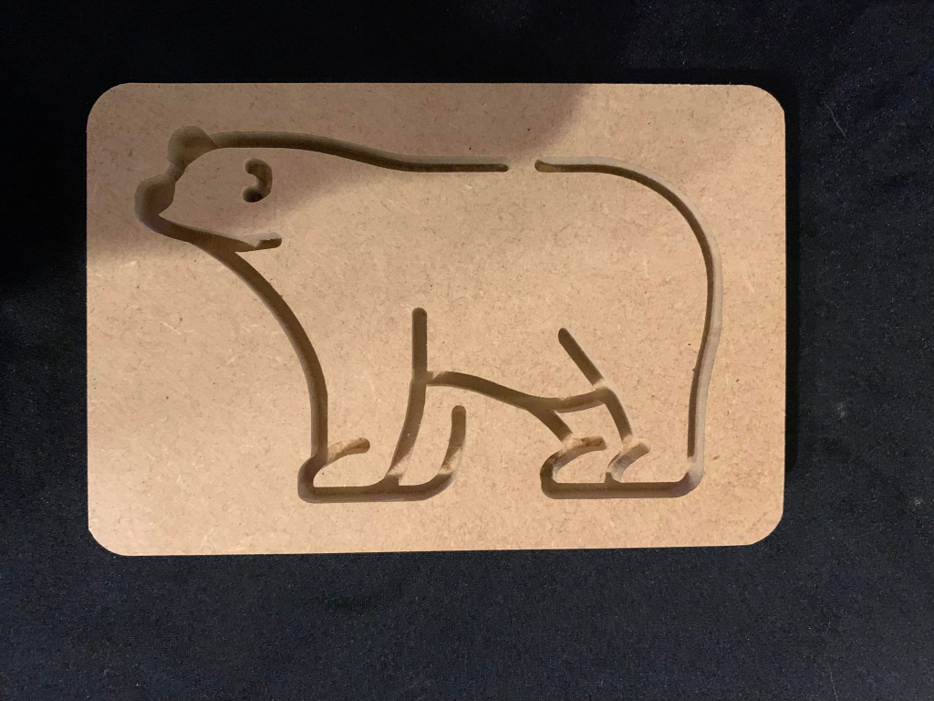 Polar Bear Board - Ideal For Winter, Christmas Or Seasons Play