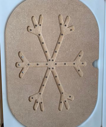 Ikea Flisat/Trofast Play Lid - Small Tray Snowflake - Image 1