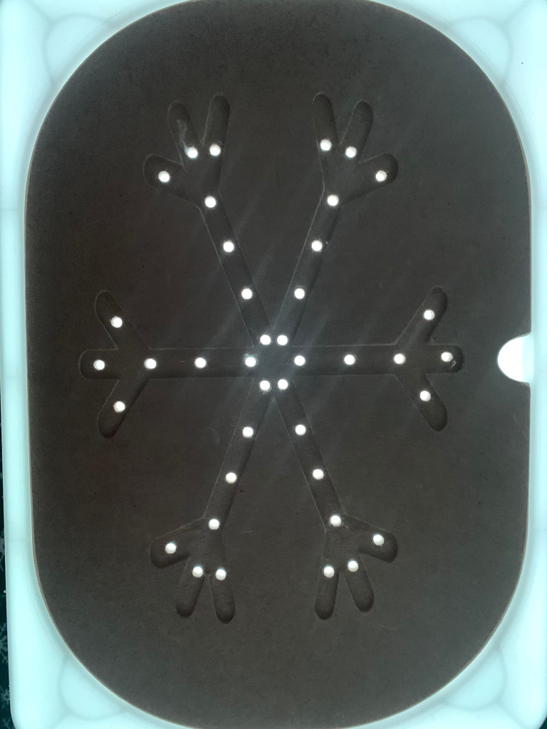 Ikea Flisat/Trofast Play Lid - Small Tray Snowflake