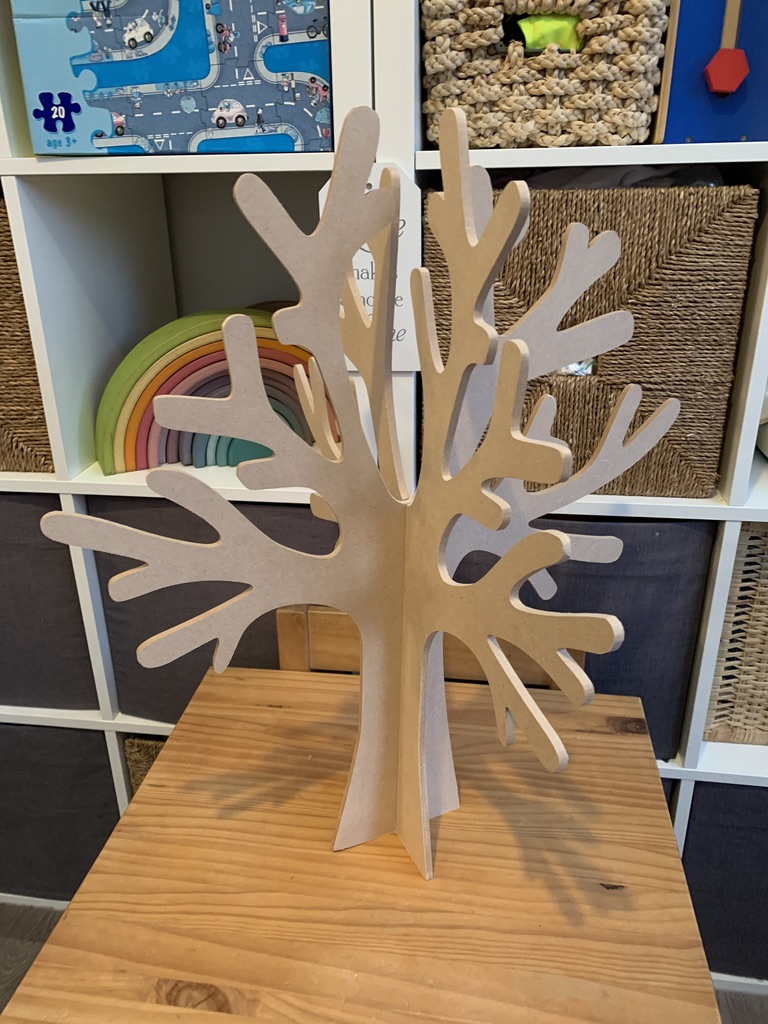 Tree 3D standing ideal for Displays, Self Registration, small world play