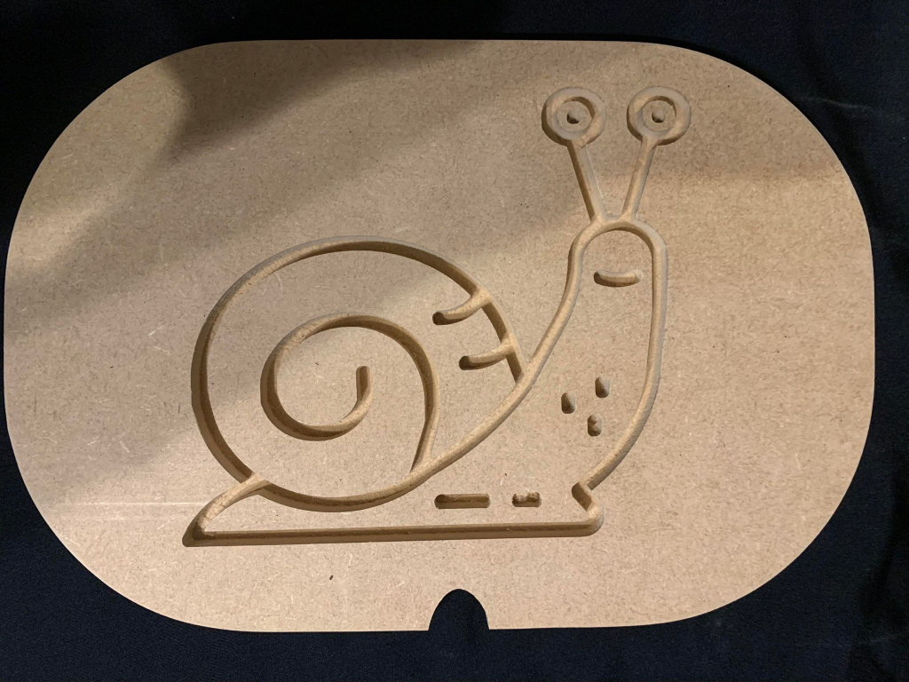 Ikea Flisat/Trofast Play Lid Small Tray  - Snail