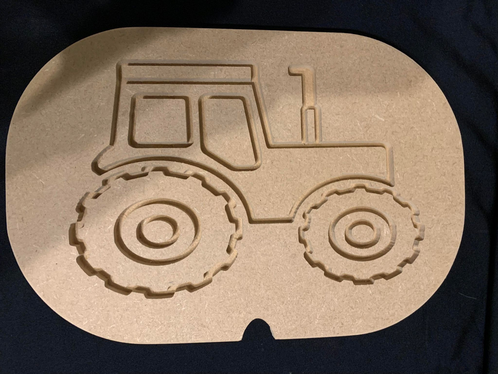 Ikea Flisat/Trofast Play Lid Small Tray - Tractor