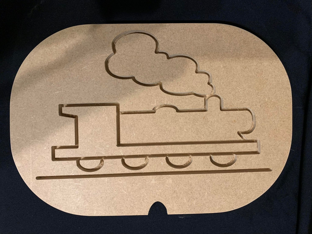 Ikea Flisat/Trofast Play Lid Small Tray - Train