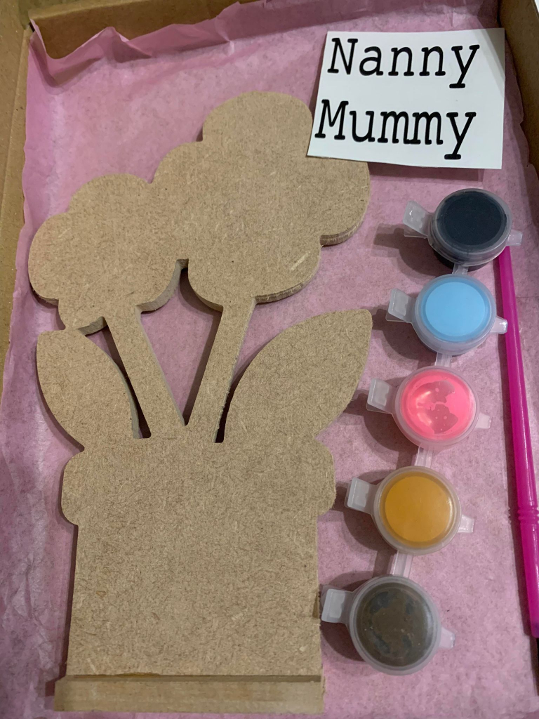 Standing Flower Box With Paints And Stickers
