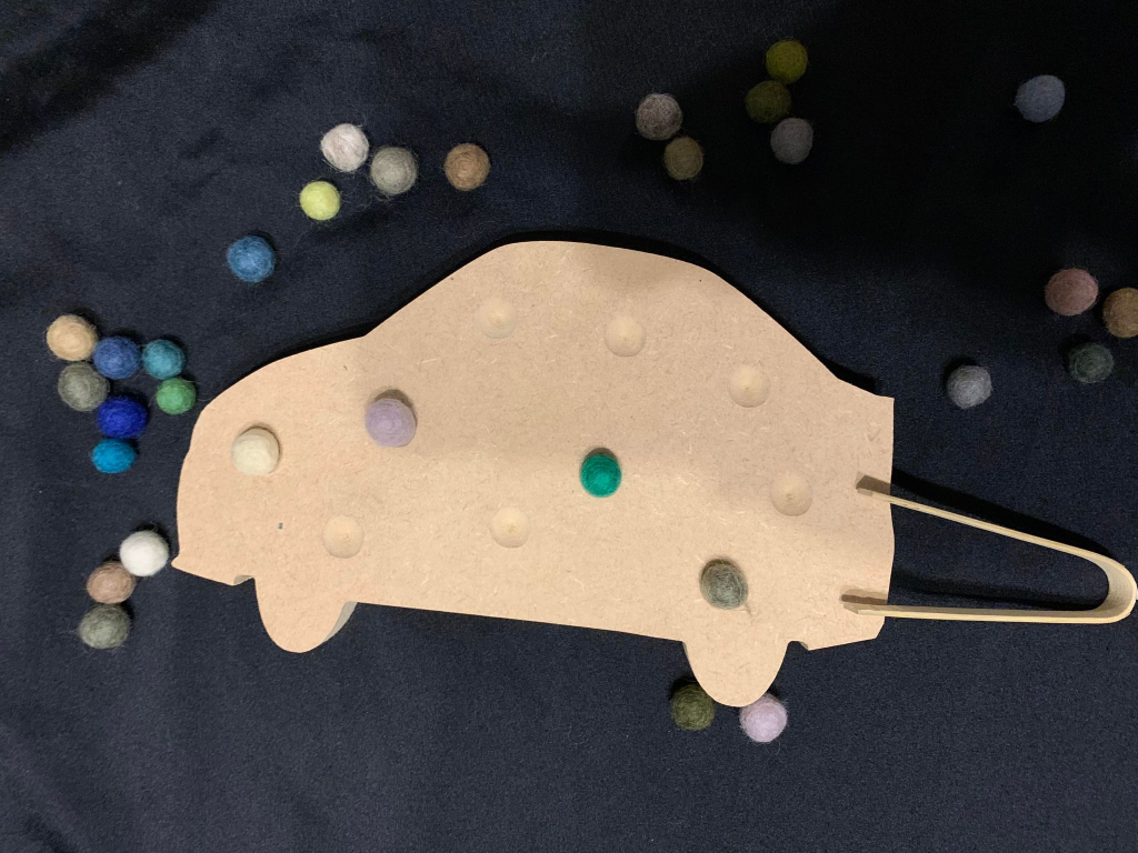 Fine Motor Skills Car Shape