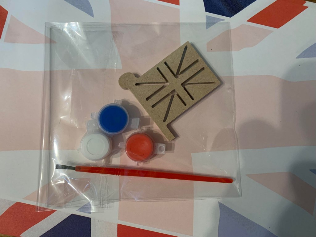 Union Flag Craft Pack. Ideal for Royal, London Or British Value Themes Or Simply Decoration