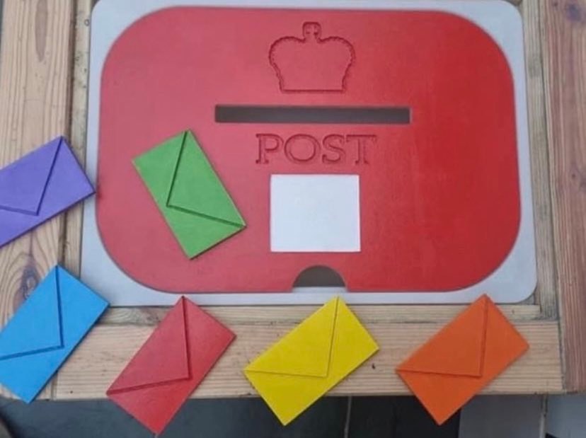 Ikea Flisat Post Box Activity Lid - Great For Role Play