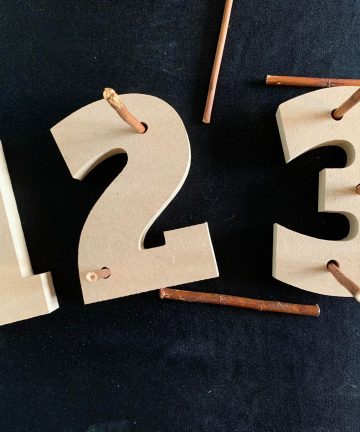 Threading Numbers 18mm - An Ideal Pack To Help Little Ones With Numeracy And Number Recognition - Image 3