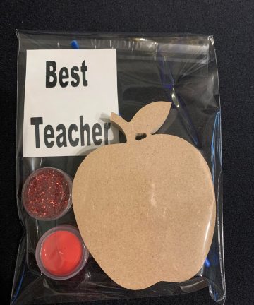 Paint Your Own Standing Apple - Image 1