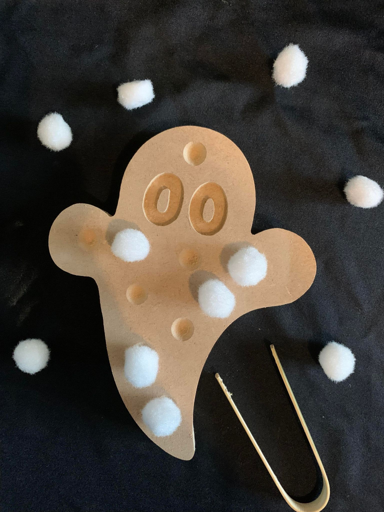 Fine Motor Skills Ghost Shape