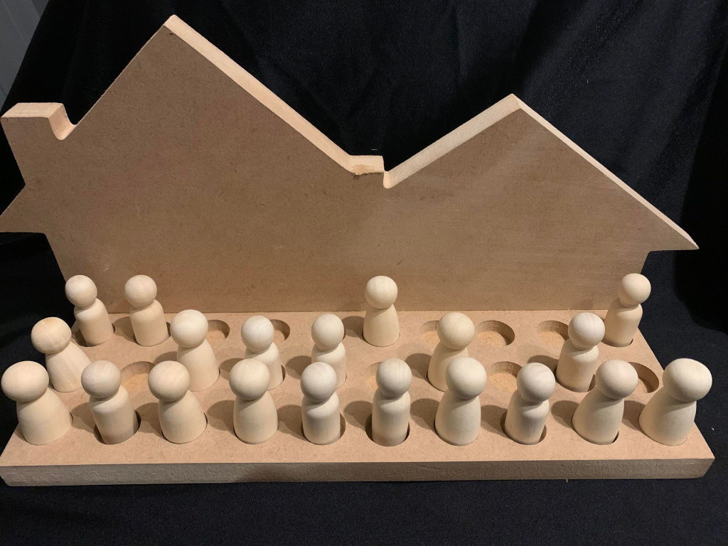 House ideal for self registration with the peg Dolls
