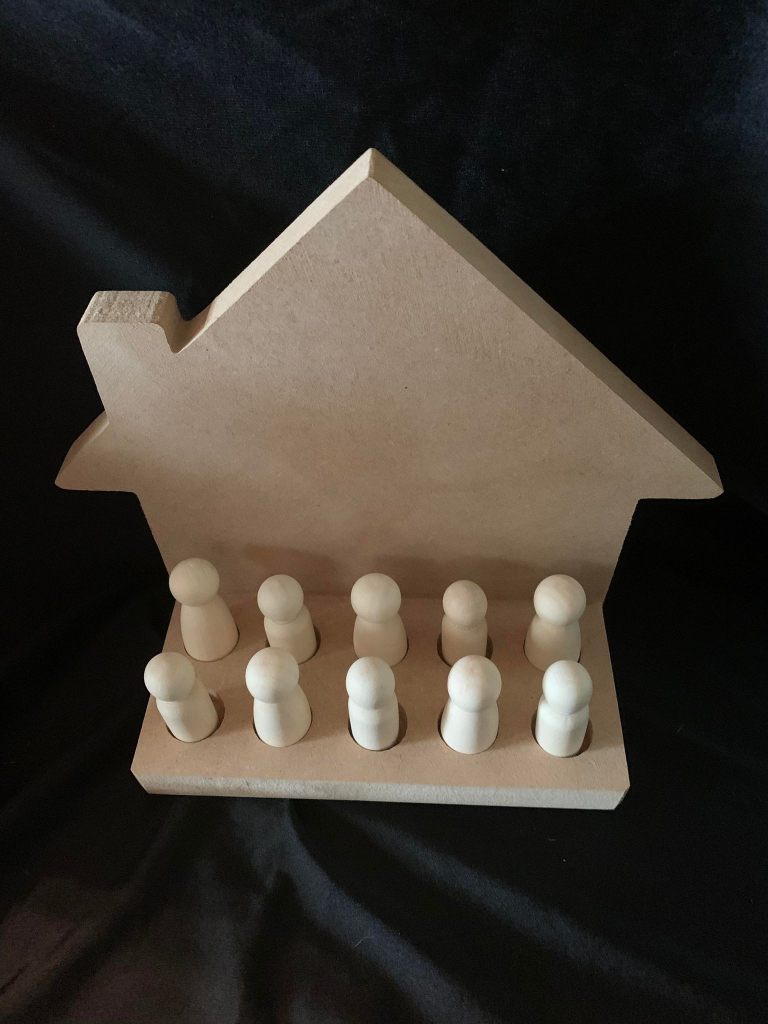 House ideal for self registration with the peg Dolls