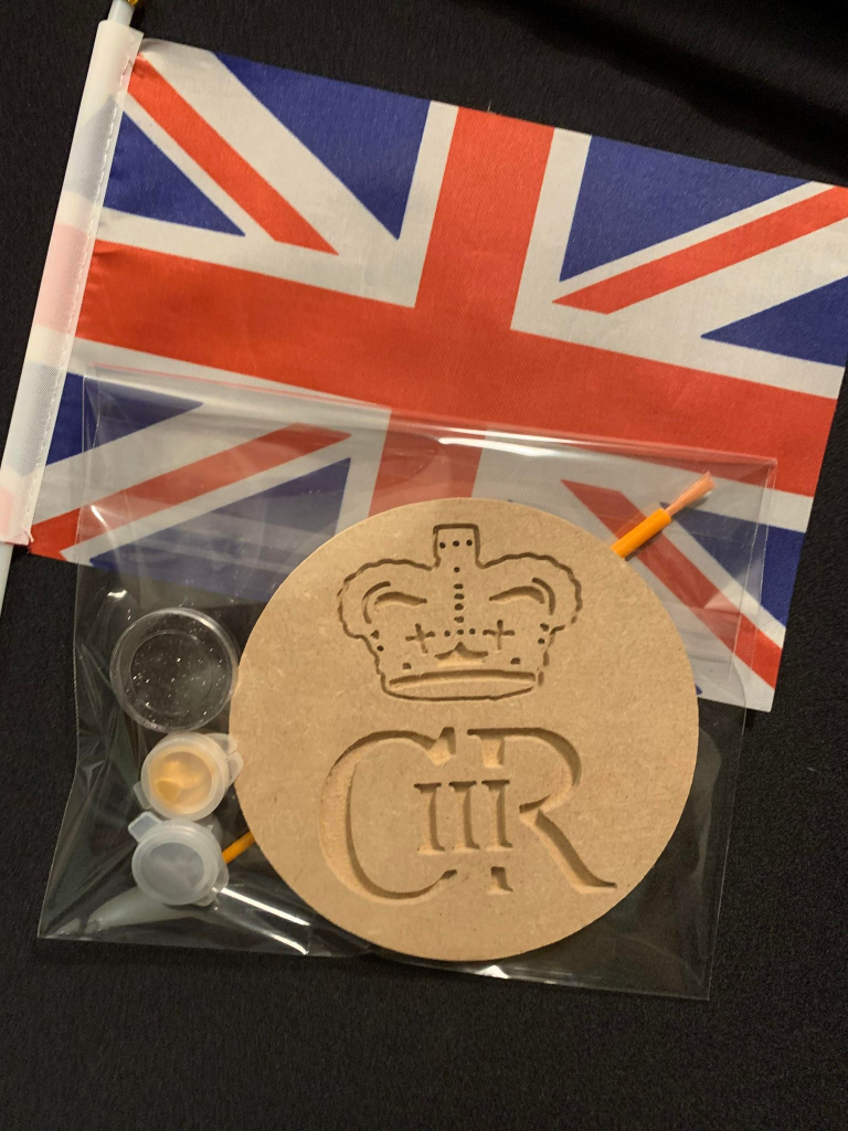 Charles 3rd Monogram Craft Pack. Ideal for Royal, London Or British Value Themes