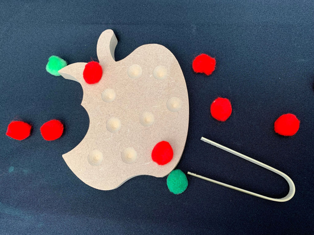 Fine Motor Skills Apple Shape