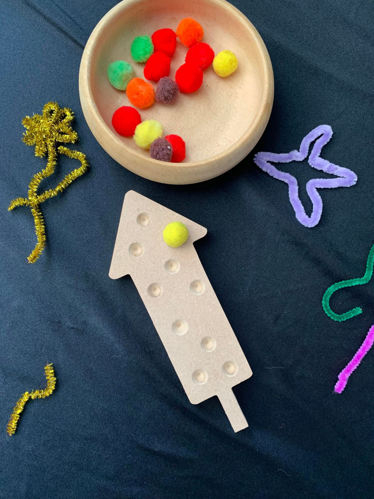 Fine Motor Skills Firework Rocket