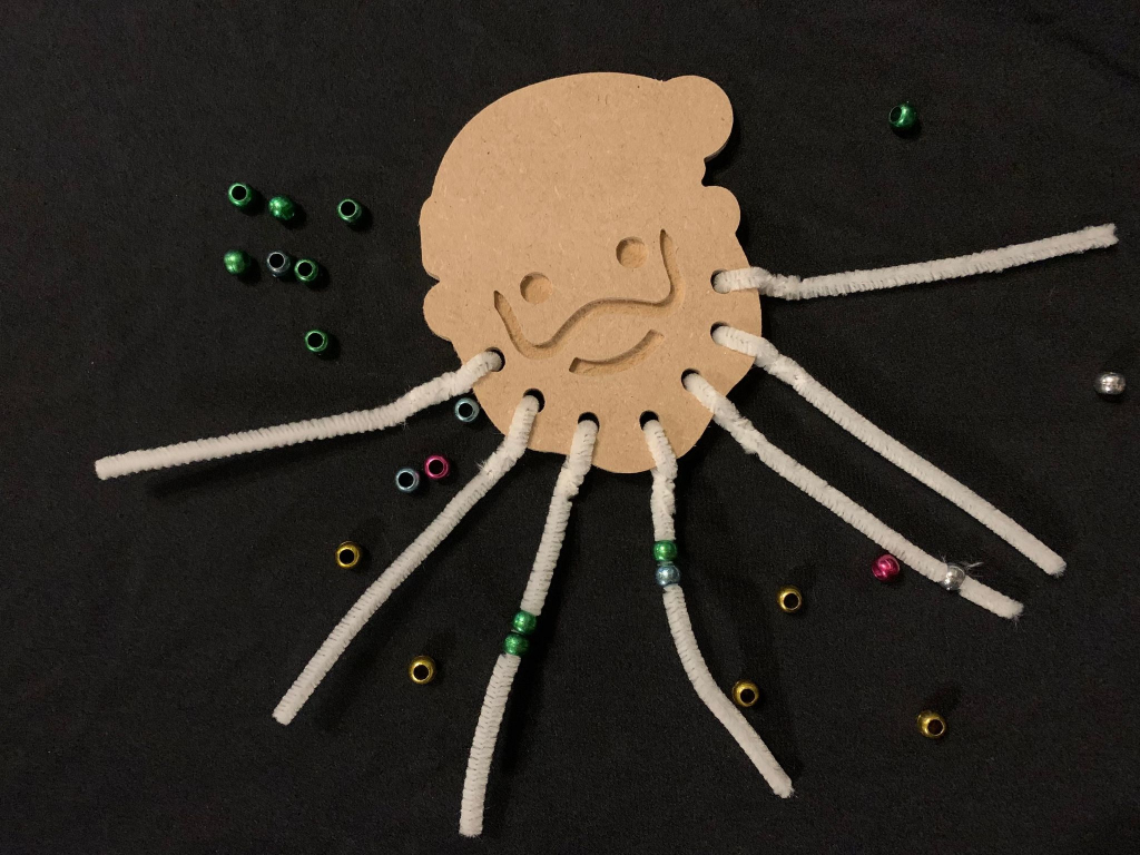 Threading Santa Face - Ideal For Christmas Crafts Or Play