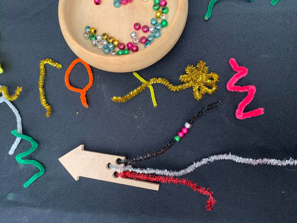 Threading Firework Rocket -  Ideal For Fireworks Or Chinese New Year Fine Motor Skill Play