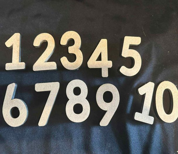 6mm Numbers 1 To 10