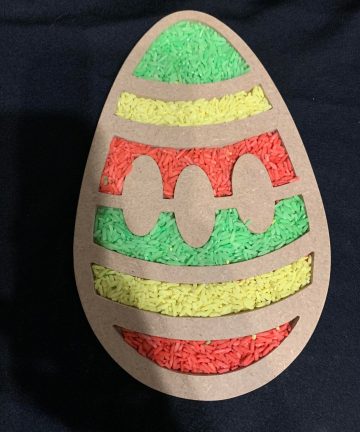 Easter Egg Sensory Tray. Ideal for Easter, loose part or sensory play. - Image 2
