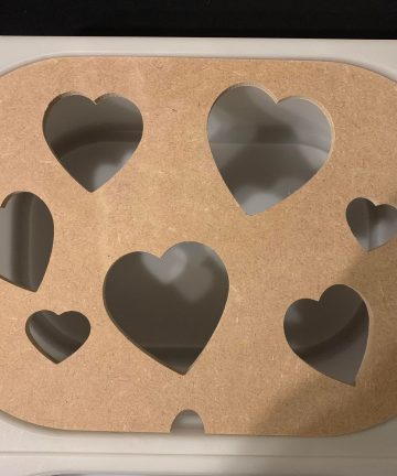 Ikea Flisat  Heart Activity Lid - Ideal For Valentines Or Mothers Day Play - Image 1