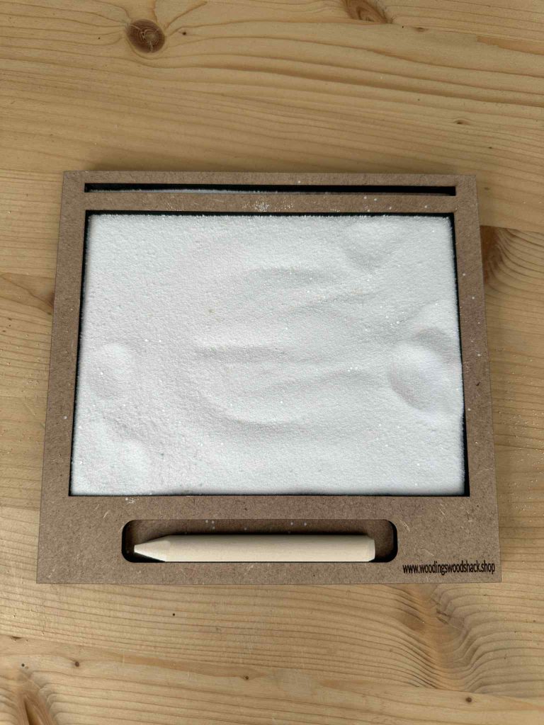 Small Sand Writing Tray ideal for mark making and strengthen hand muscles for writing