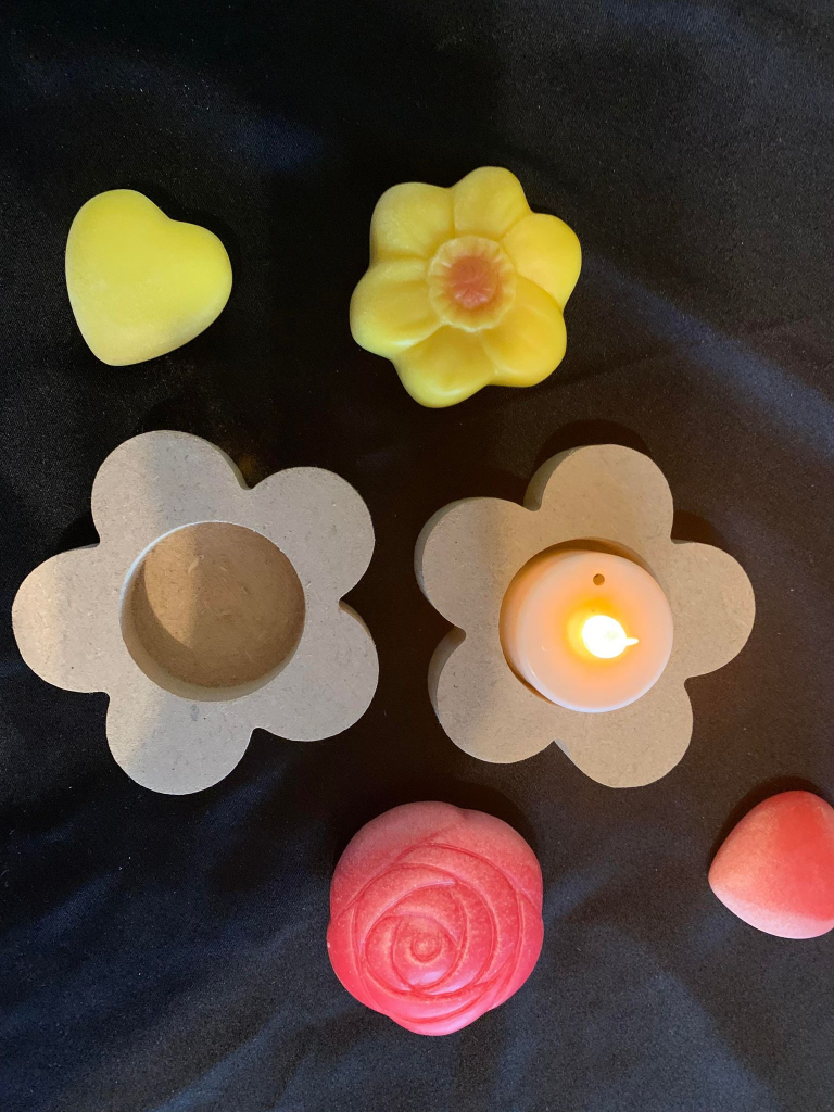 Flower Tea Light Holders And Tea Light